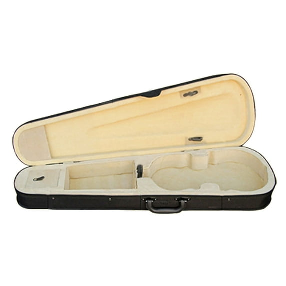 4/4 Full Size Violin Hard Case - Professional Triangular Shape Backpack with Combination Lock, Durable Carbon Fiber Violin Case for Protection & Travel