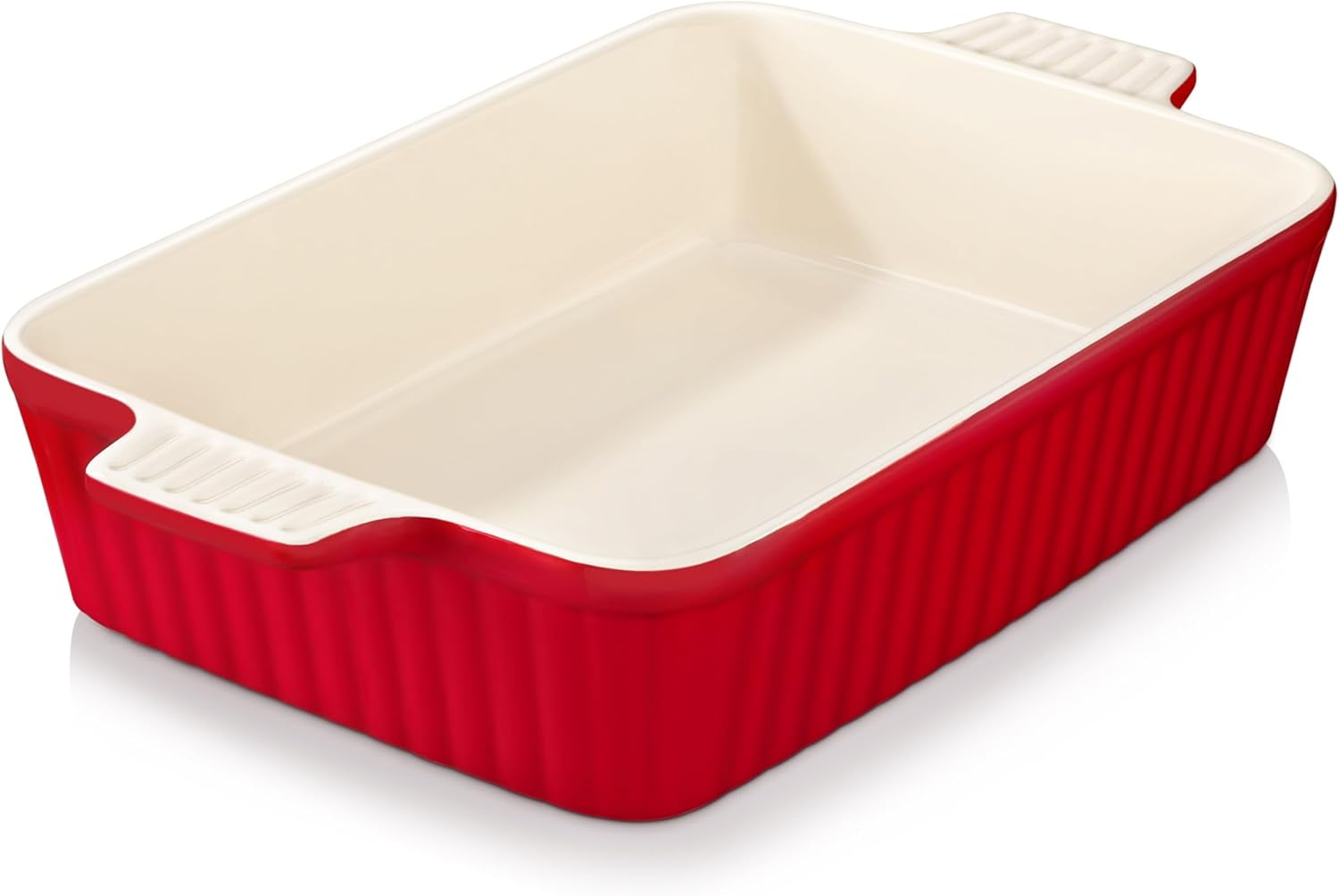 4.4 QT Baking Dish, 9x13 Large Casserole Dish for Oven, Ceramic