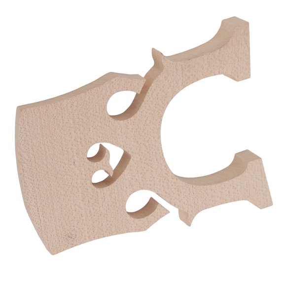 4/4 Size Maple Cello Bridge - Natural Wood Finish String Instrument Replacement Part wood Cellos Players