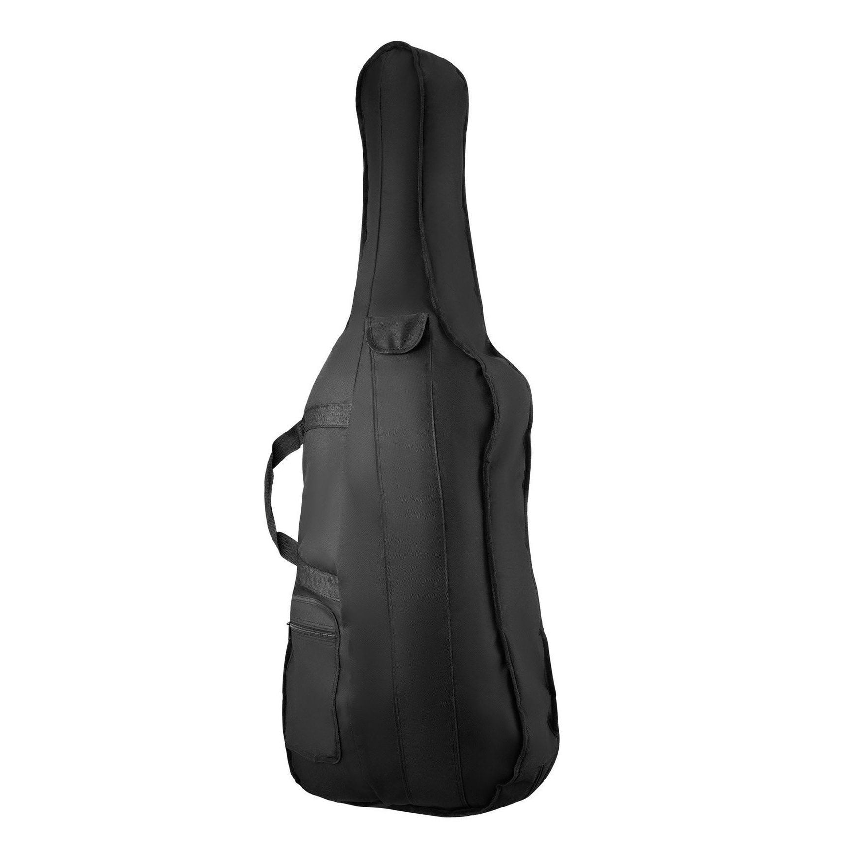 4/4 Violin Case Carbon Fiber Lightweight Portable Bag with Bow Holder & Accessories - Black