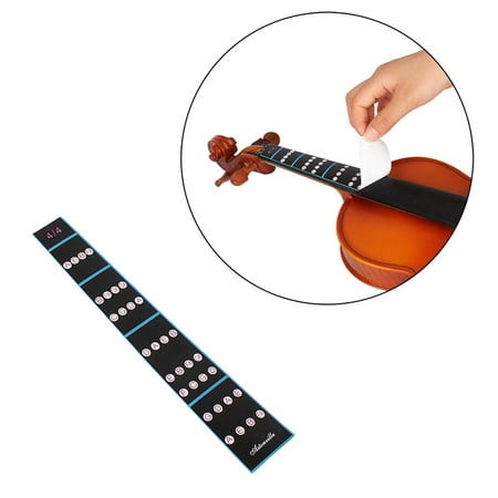 4/4 Violin Fiddle Finger Guide Fingerboard Sticker Label Intonation Chart Fretboard Marker for Practice Beginners