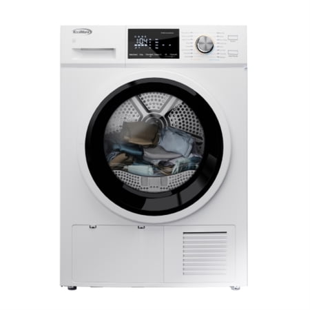 KoolMore 4.4 Cu. ft. Large Capacity Stackable Ventless Front Load Dryer in White, 240V