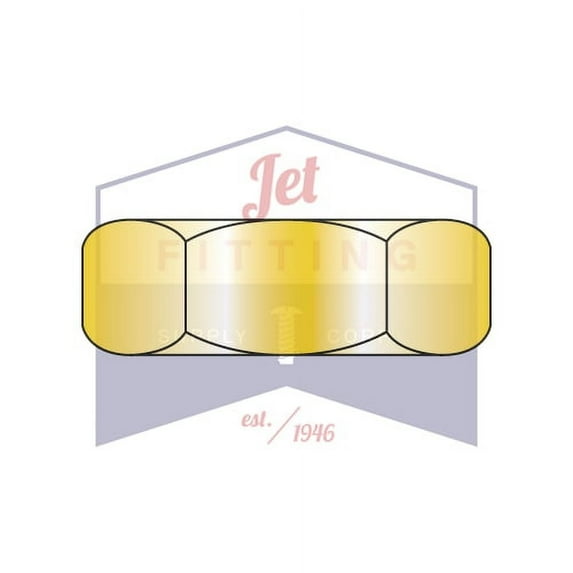 4-40 MS35649 Military Hex Machine Screw Nuts | Coarse Thread | Steel | Cadmium Yellow Plated (Quantity: 1000)