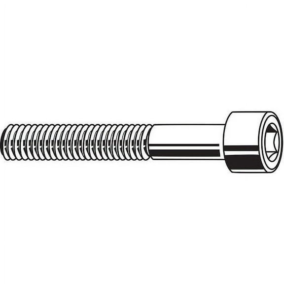 #4-40 Socket Head Cap Screw, Black Oxide Alloy Steel, 1 in Length, 100 PK(U07000.011.0100)