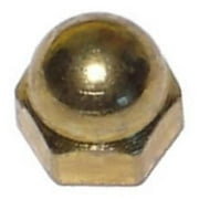 #4-40 Solid Brass Coarse Thread Acorn Cap Nuts CNB-027
