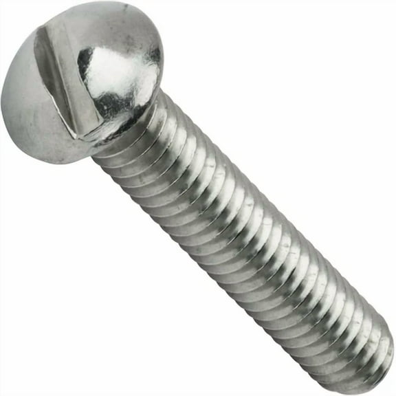 4-40 X 1/2 Slotted Round Head Machine Screws Stainless Steel 18-8 Qty 100