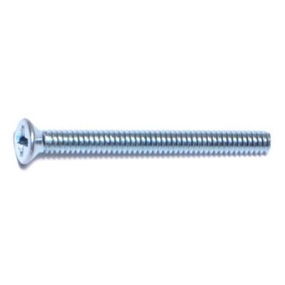 #4-40 x 1-1/4" Zinc Phillips Flat Head Machine Screws MSCFS-663 (40 pcs.)