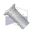 thumbnail image 1 of 4-40 x 1/2" Self Clinching Studs | Flush Head | Improved Design with Annular Groove and 12 Ribs | 303 Stainless Steel | Heat Treat Zinc and Bake (Quantity: 5000), 1 of 3