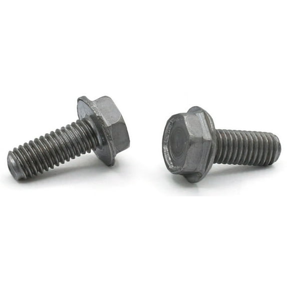 4-40 x 1/2" Trilobe Thread Forming Screws for Metal / Unslotted / Hex Washer Head / 410 Stainless Steel - 10000 Piece Carton