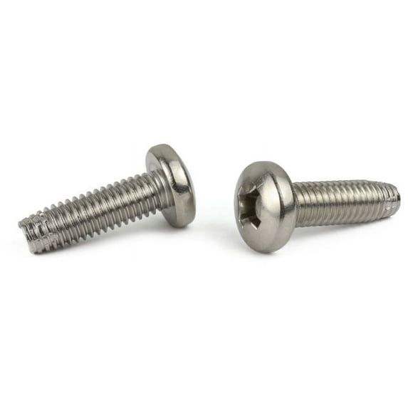 4-40 x 1" Type F Thread Cutting Screws / Phillips / Pan Head / 18-8 Stainless Steel - 5000 Piece Carton