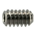 thumbnail image 1 of #4-40 x 3/16" 18-8 Stainless Steel Coarse Thread Hex Socket Headless Set Screws, 1 of 1