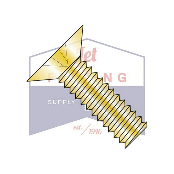 4-40 x 3/16" MS24693 Military Phillips Flat 100 Degree Fully Threaded Machine Screw | Cadmium (Quantity: 5000)
