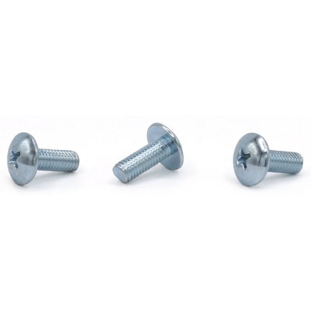 100 Viti Testa Tonda Intagliata 4-40 X 3/8 Pollici - Acciaio Inox 18-8 Fastenere