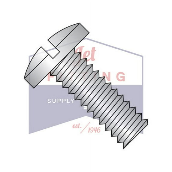 4-40 x 3/8" Machine Screws | Slotted | Binder Undercut Head | 18-8 Stainless Steel (Quantity: 5000)