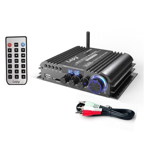 4*400W 4.1 Mini Hi-Fi Digital Bluetooth Wireless Power Amplifier Car Home Stereo Speakers Bass Amplifier ,Easy to Operate