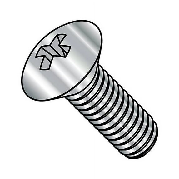 4-40X1 1/4 Phillips Oval Machine Screw Fully Threaded 18 8 Stainless Steel (Pack Qty 5,000) BC-0420MPO188