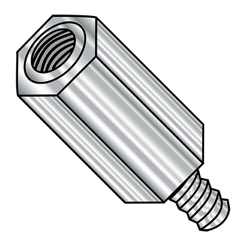 4-40X7/16 Three Sixteenths Hex Male Female Standoff Stainless Steel (Pack Qty 500) BC-100704HM303