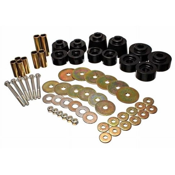 4.4117G Hyper-Flex Body Mount Bushing Steel Polyurethane Zinc Oxide & Black FordMazda Compact Truck 1998-2011 - Kit