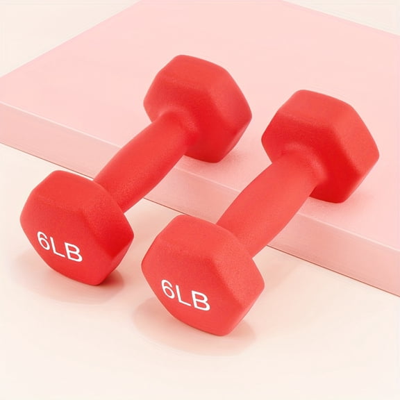 4-48lbs Colorful Dumbbell Set - Non-Slip Neoprene, Comfortable Handheld Weights for Gym & Home, Hexagonal Anti-Rolling