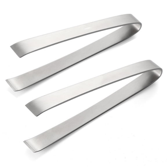 4.4Inch Fish Bone Pliers,Stainless Steel Flat Tweezers,Kitchen Restaurant Fish Bone Puller Tweezer Remover,Easy to Clean,for Remove Fish Bones, Needle Dones, Scales (Set of 2)
