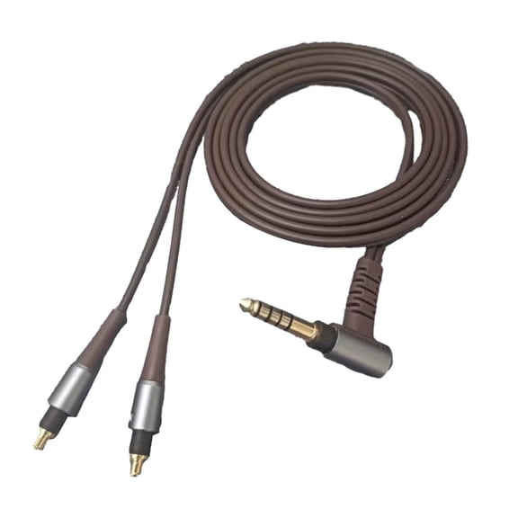 4.4mm Balance Head Brown Line Coaxial Cable for MSR7B SR9 ES770H ESW990H ESW950 ES750 Headsets Wide Frequency Response