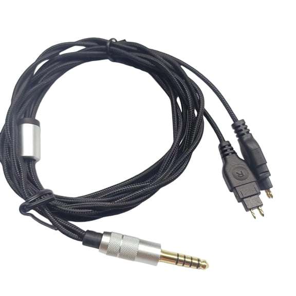 4.4mm Headphone Cable for HD580 HD600 HD650 HD660S Heavy Duty PVC Sheath Transmission Cord Cable for HD580 HD600 HD650 H