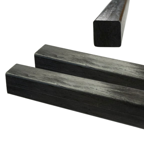 (4) 4mm X 1000mm - PULTRUDED-Square Carbon Fiber Rods. 100% Pultruded high Strength Carbon Fiber. Used for Drones, Radio Controlled Vehicles. Projects requiring high Strength to Weight Components.