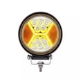 thumbnail image 1 of 4.5" 24 LED High Power 5200 Lumen Off Road Light W/15 LED Amber "X" Light Guide, 1 of 5