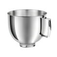 thumbnail image 1 of 4.5-5 QT Stainless Steel Mixer Bowl Compatible With KITCHENAID TILT-HEAD STAND MIXERS 4.5-Quart (4.3 L) And 5-Quart (4.7 L) (Stainless Steel Polished), 1 of 3