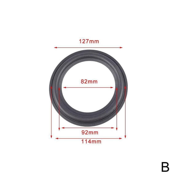 4/5/6.5/10/12mm Speaker Surround Rubber Woofer Edge Audio Repair Protect W8M9