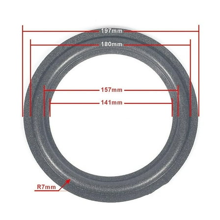 4/5/6.5/8/10/12inch Speaker Foam Surround Subwoofer Woofer Circle Rim Foam