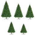 4/5/6/7/8FT Artificial Christmas Tree, Christmas Holiday Pencil Tree