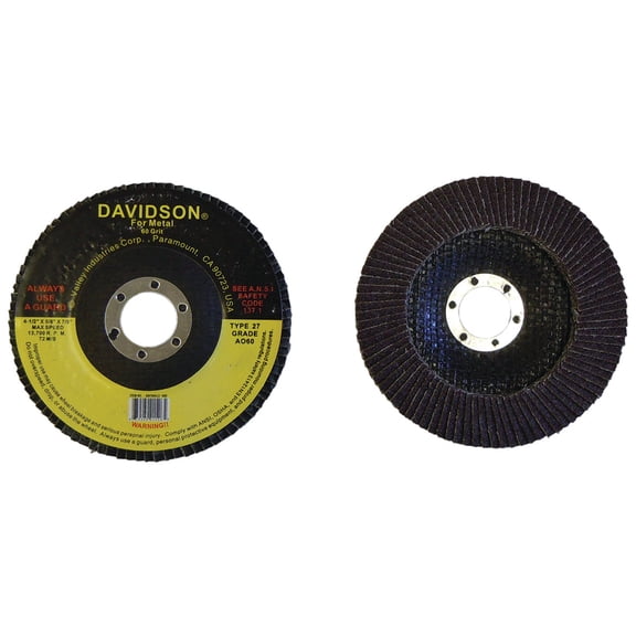 4.5" 60 Grit Flap Wheel, 7/8" Arbor