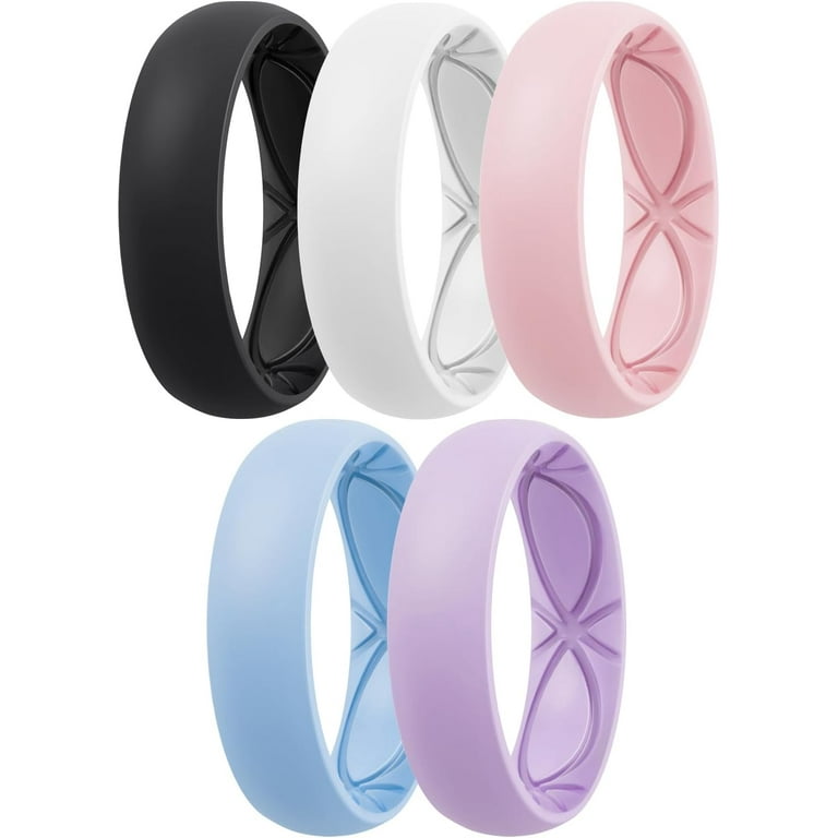4/5/8 Variety Multipack Ergonomic Breathable Promise Ring, 6mm