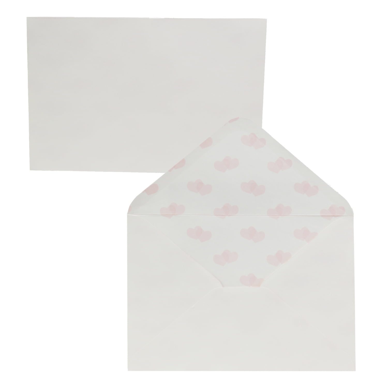 4 5/8" x 6 1/4" (A6 Size) Envelopes 25 Pack Thick Bright White Vellum