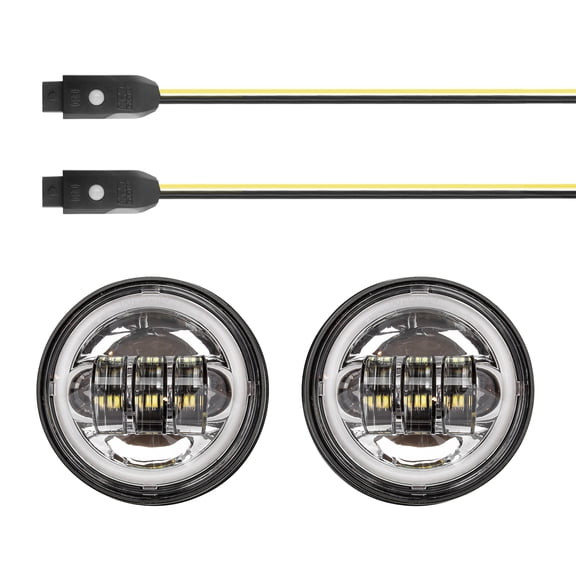 4.5" Chrome RGB LED Harley Running Light XKchrome Bluetooth App Controlled Kit