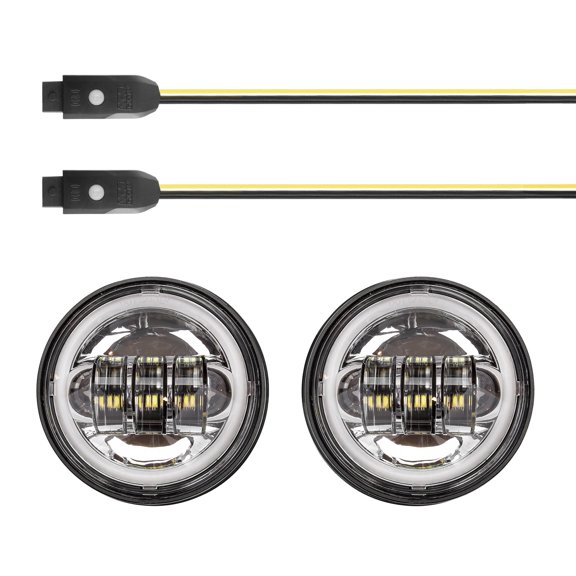 4.5" Chrome RGB LED Harley Running Light XKchrome Bluetooth App Controlled Kit