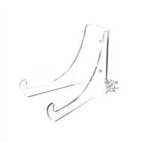 4.5" Clear Acrylic Bowl Display Stands for 5" - 7" Bowls