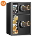 thumbnail image 1 of 4.5 Cu Ft Double Door Safe Box, Digital Keypad Security Safe with Dual Lock System, Home Safe for Cash, Jewelry, Documents, and Valuables, 1 of 8