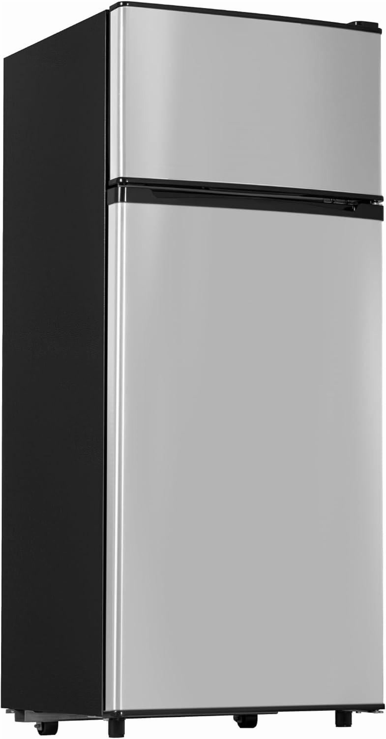 4 5 cu ft mini fridge with freezer small fridge with 2 doors for
