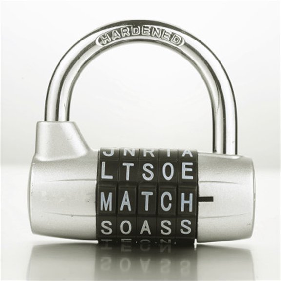 4/5 Digit Letter Combination Padlock, Resettable Zinc Alloy Locker Lock, Keyless Password Lock For Cabinet, Drawer, Locker, Gate, Storage Box And Bags,Silver