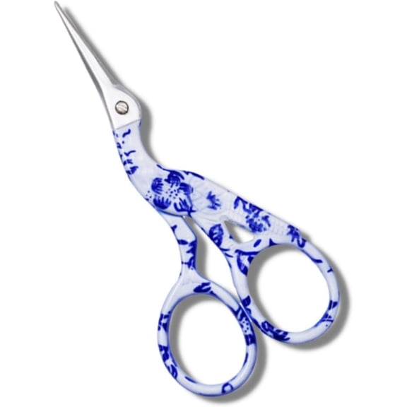 4.5" Embroidery Scissor with Sharp Blades, Multi-Purpose Small Sewing Scissors for Art and Needle Work, Cutting Tools for Household DIY, Crafting, and Sewing