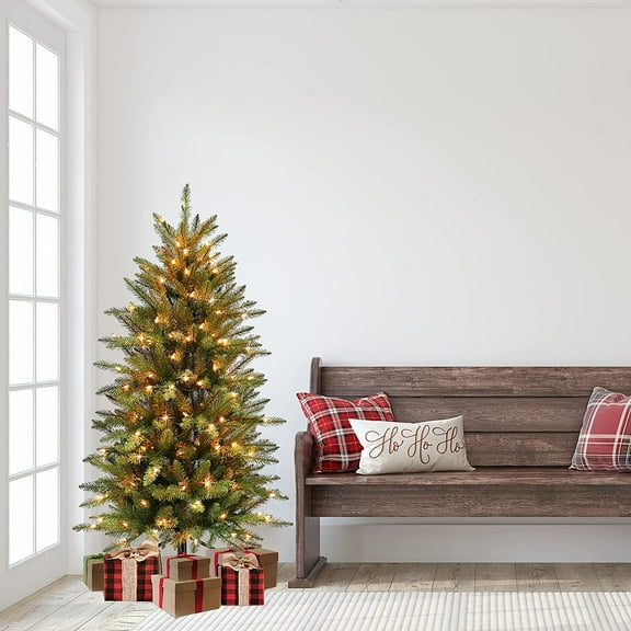 4.5 Foot Pre-Lit Slim Fraser Artificial Tree with 150 -Listed Lights