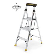 4.5 Ft. Aluminum Dual Platform Ladder With Tray (9 Ft. Reach), 250 Lb. Load Capacity Type I Duty Rating