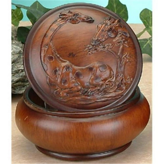 4.5" GIRAFFES TRINKET BOX