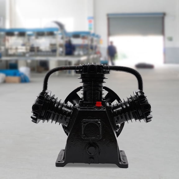 4 - 5 HP Black Electric Replacement Air Compressor PumpSingle-Stage Inline-Twin Replacement Air Compressor Pump