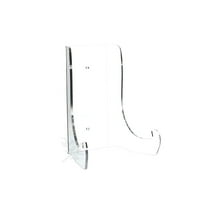 OnFireGuy Acrylic 4.5-Inch Heavy-Duty Display Stand – Fits 5" to 8" Plates, Chargers, Picture Frames, and Tiles