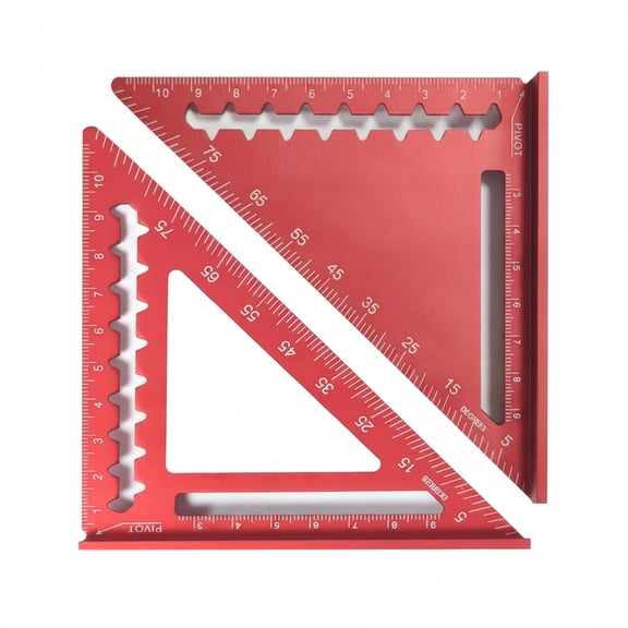 4.5 Inch Aluminum Alloy Mini Carpenter Square For Quick 90-Degree Layouts