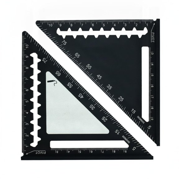 4.5 Inch Aluminum Alloy Mini Carpenter Square for Quick 90-Degree Layouts