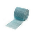 thumbnail image 1 of 4.5 Inch Diamond Rhinestone On Mesh Trim (10 Yard Roll) - Aqua (1 Yard), 1 of 1